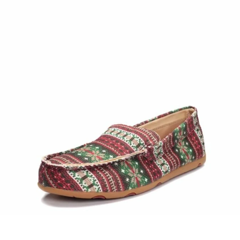 Twisted X Western Slippers Womens Loafers Canvas Multi Color WSR0005 - Picture 7 of 10